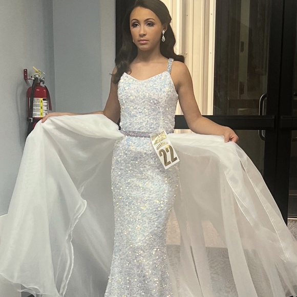 Ava Presley Glam Pageant Prom Dress size 10 - Picture 3 of 11